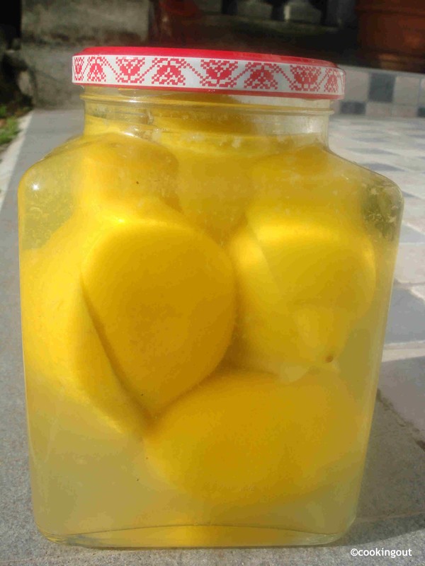 citron confit fait maison