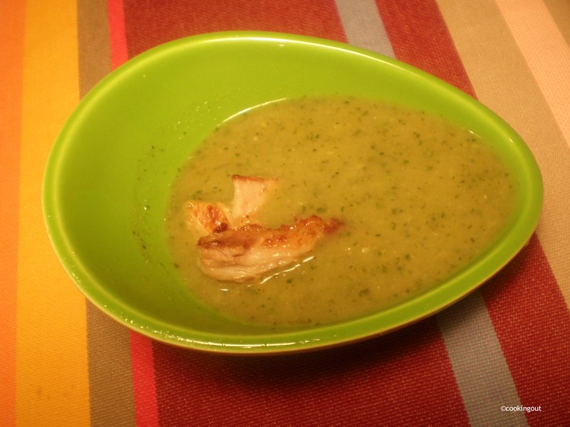 Soupe de Sorcière #1 la Douce amère, une soupe de pissenlit et courgettes