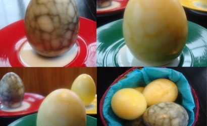 Oeufs de Pâques colorés naturellement