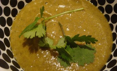 Le gaspacho lentilles et curcuma