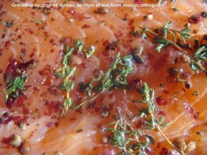 Recette de Gravadlax au sirop de fleur de sureau