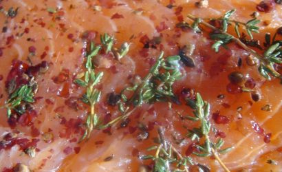 Recette de Gravadlax au sirop de fleur de sureau