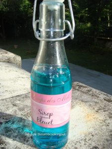 Sirop de fleurs de bleuet