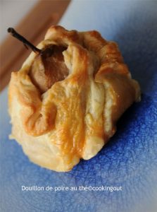 Douillon de poire au thé, une recette à base de pâte feuilletée