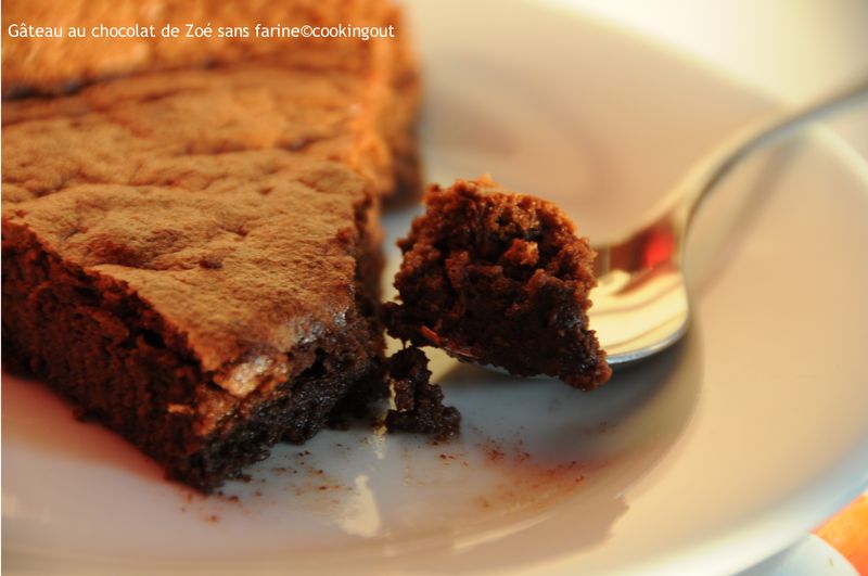 La recette de gâteau au chocolat de Zoé