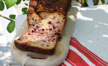 recette de gâteau au yaourt aux airelles, inspiration nordique