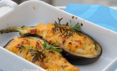 aubergines farcies au poisson