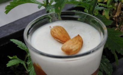 Variation autour de la panna cotta, verveine et fruits d'été