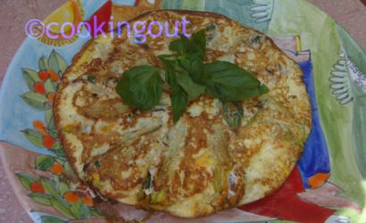 les fleurs de courgettes qui parfument une omelette