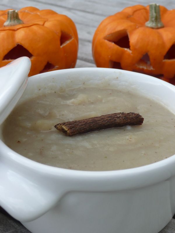 Petit velouté topinambour panais aux épices