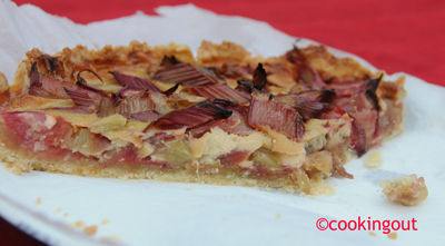 Recette de tarte rhubarbe et porto