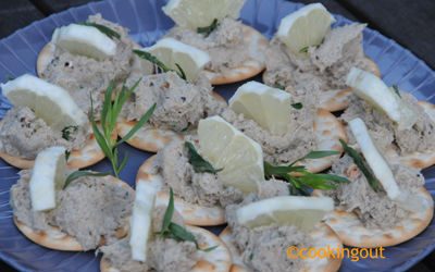 rillettes de sardines avec des restes de sardines cuites au BBQ