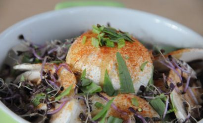 Salade de champignons, pamplemousse et estragon 