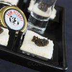 Nuages de topinambour, un bien bel écrin pour du caviar pour un menu de fêtes pour moins de 10 personnes