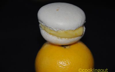 Macaron à la bergamote ou limette fraîche