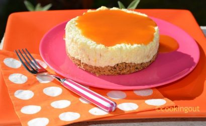 Cheese cake mangue et coulis d'abricot