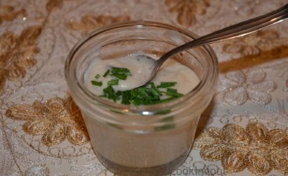 Velouté de topinambours à l'amande