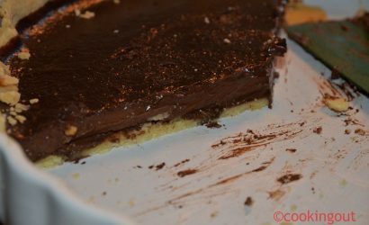 Tarte au chocolat sans sucre ajouté