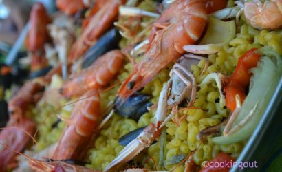 Paella aux coquillettes