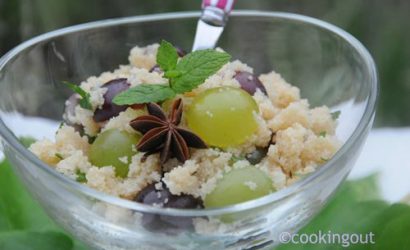 Taboulé sucré aux raisins parfaitement épicé