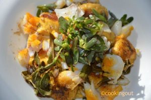 Gnudi au butternut squash, haddock, sauge et pourpier