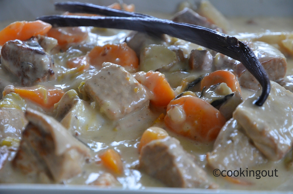 Blanquette de veau à la vanille, l'or noir, ma recette pleine de bon sens