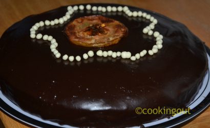 dessert Sacher Torte à la gelée de pomme