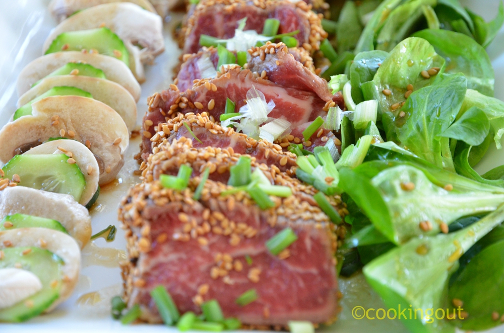 recette japonaise tataki de boeuf