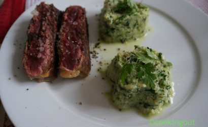 Une recette très agréable et très végétale de chou fleur au cresson et lait de coco