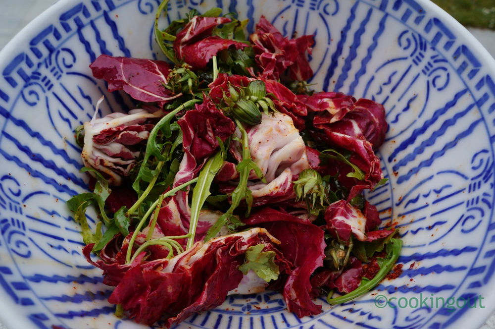 Salade comme une ode à l'amer