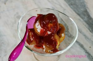 Dessert d'été les profiteroles à la fraise en mode express