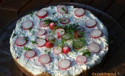 Un gâteau salé suédois le Matjestårta