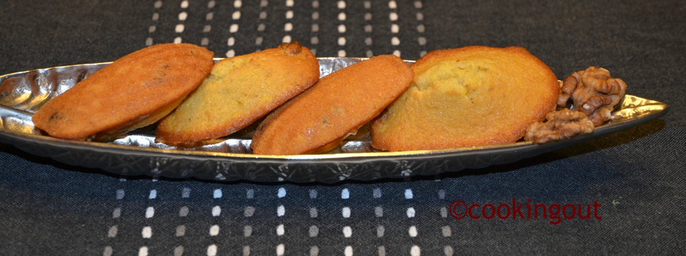 Madeleines aux noix, quand je joue à la bonne maman !