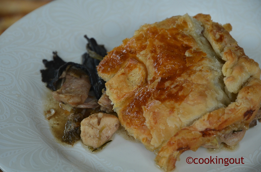 Tourte de lapin aux champignons ou autrement dit "rabbit pie"  encore un plat pour les smalas !