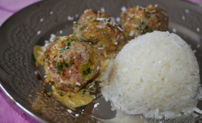 Recette de boulettes à l'indienne épicées et parfumée à la noix de coco