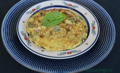 recette d'omelette à l'oseille cuite comme une torilla