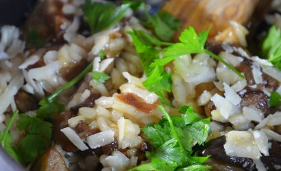 Risotto aux Cèpes et Parmesan (Parmigiano Reggiano)