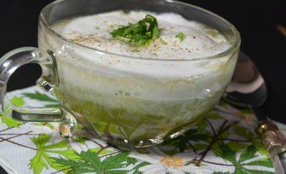 Recette de Velouté de feuilles de blettes et sa mousse de lait