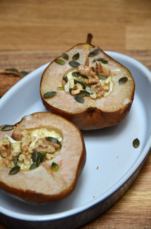 Poire au fromage et bresse bleu