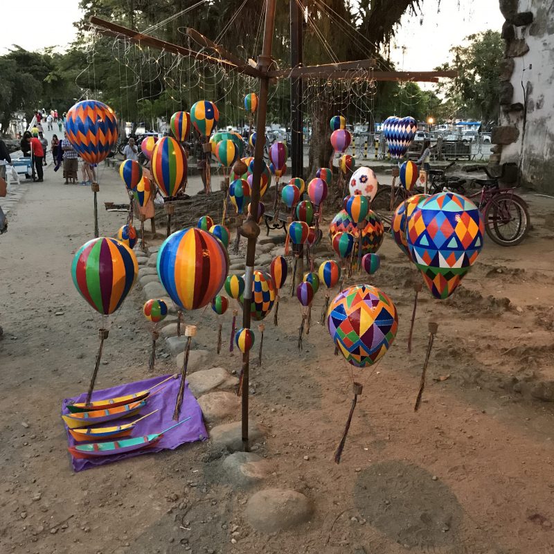 Décoration dans les rues de Paraty