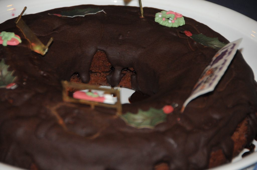 gâteau au chocolat de Noël