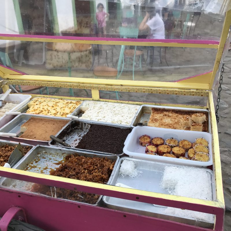 Gourmandises à déguster dans la rue de Paraty