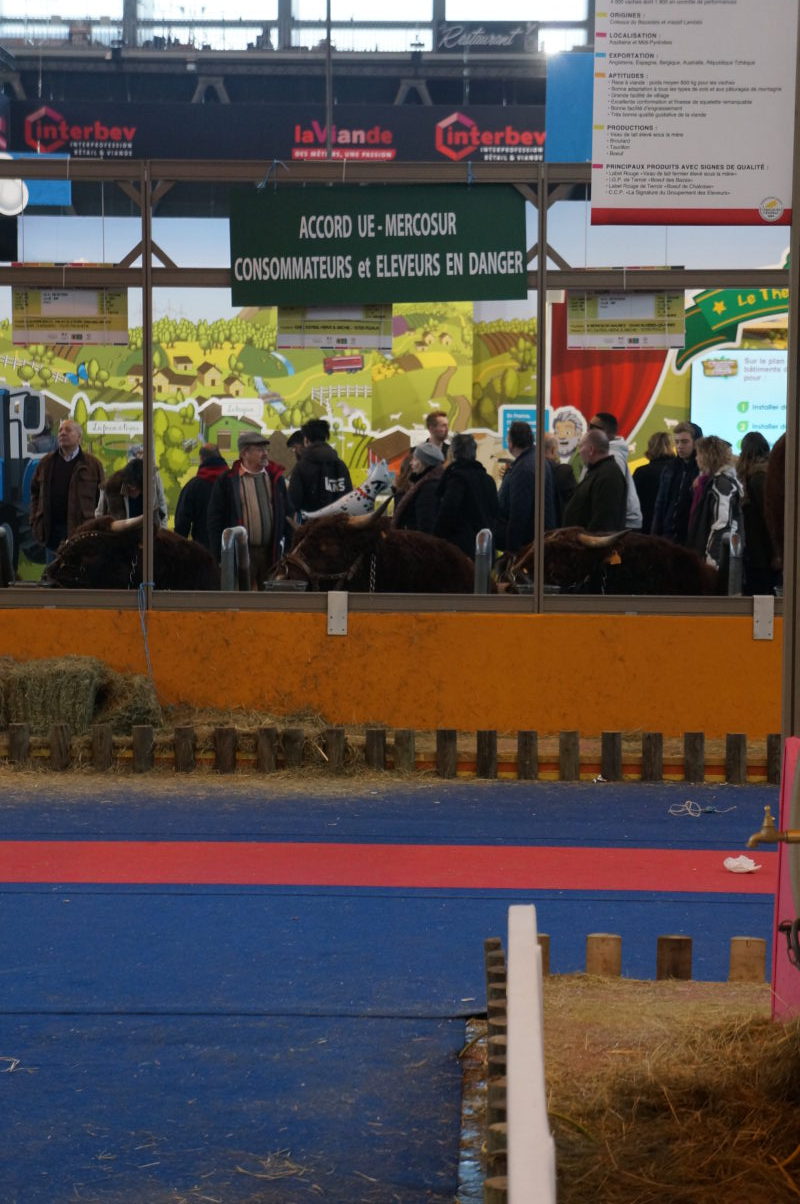 SIA 2018 manifestation- contestation des agriculteurs