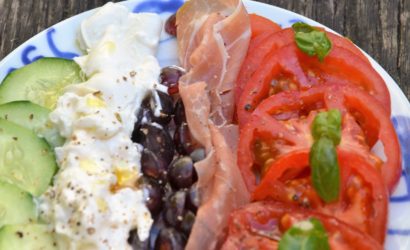 Assiette italienne au jambon de parme