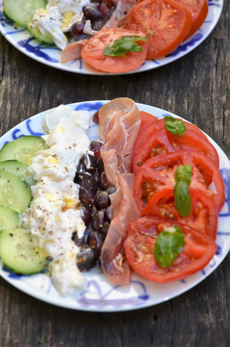 Assiette italienne au jambon de parme