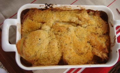 Janssons Fretelse recette de gratin de pomme de terre aux anchois marinés suédois