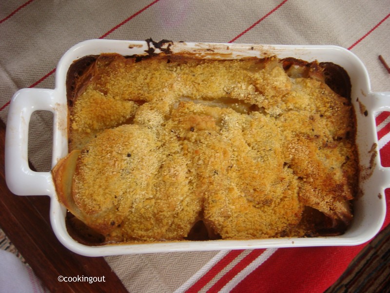 Janssons Fretelse recette de gratin de pomme de terre aux anchois marinés suédois