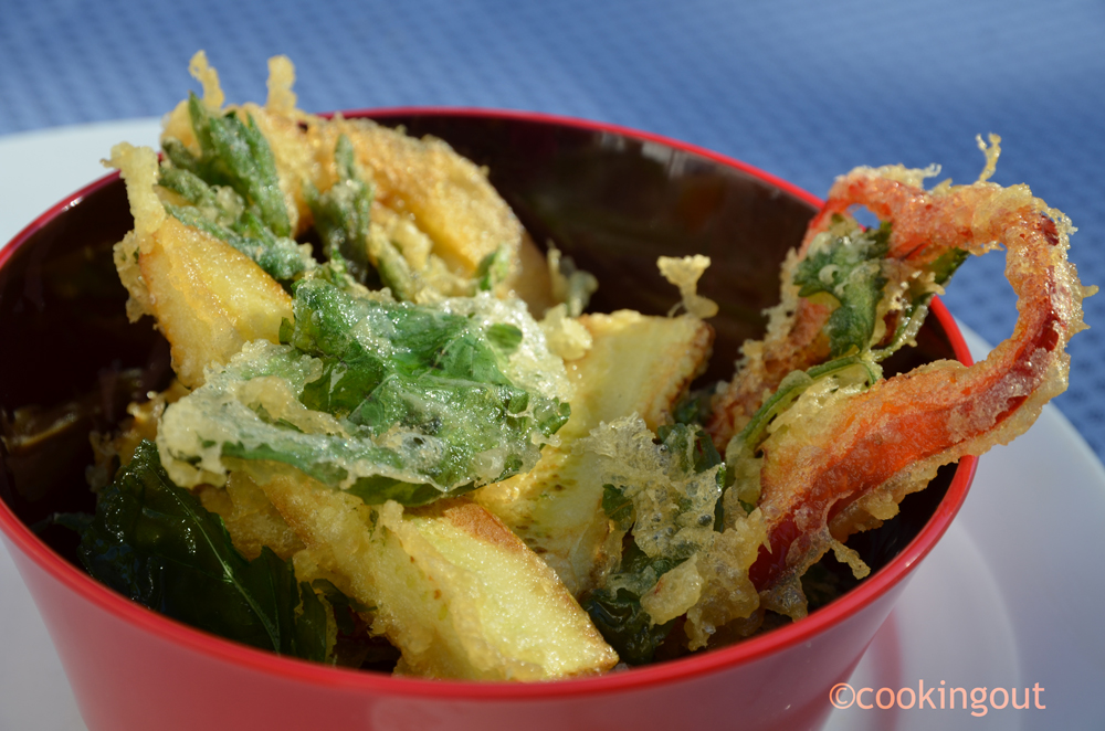 Légumes cuits en tempura à la japonaise