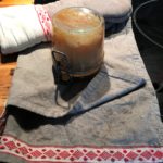 Compote de pomme et poire à la cannelle en pot strérilisé
