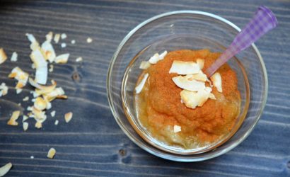 Compote de pommes et poire parfumée à la cannelle